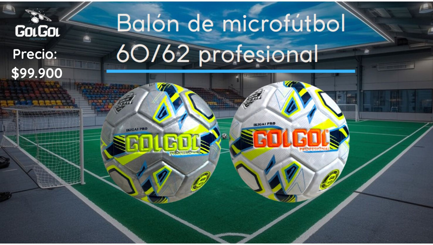 BALON DE MICROFUTBOL PROFESIONAL 60/62 GOLGOL