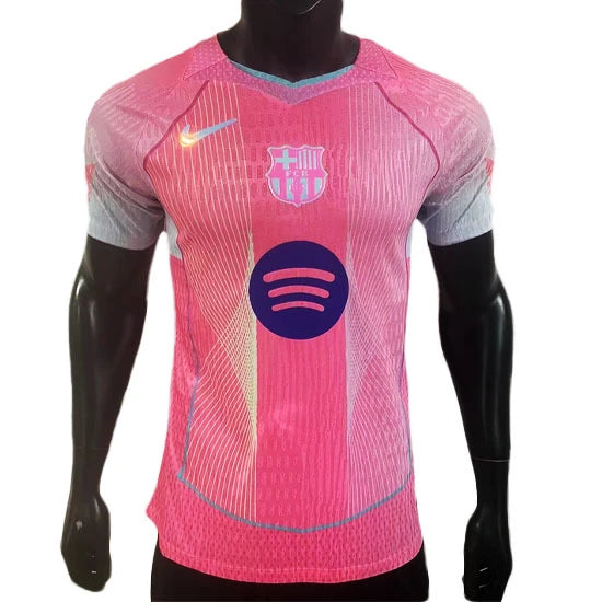 Jersey Camiseta De Barcelona Rosado Camiseta Rosa Festival Barça
