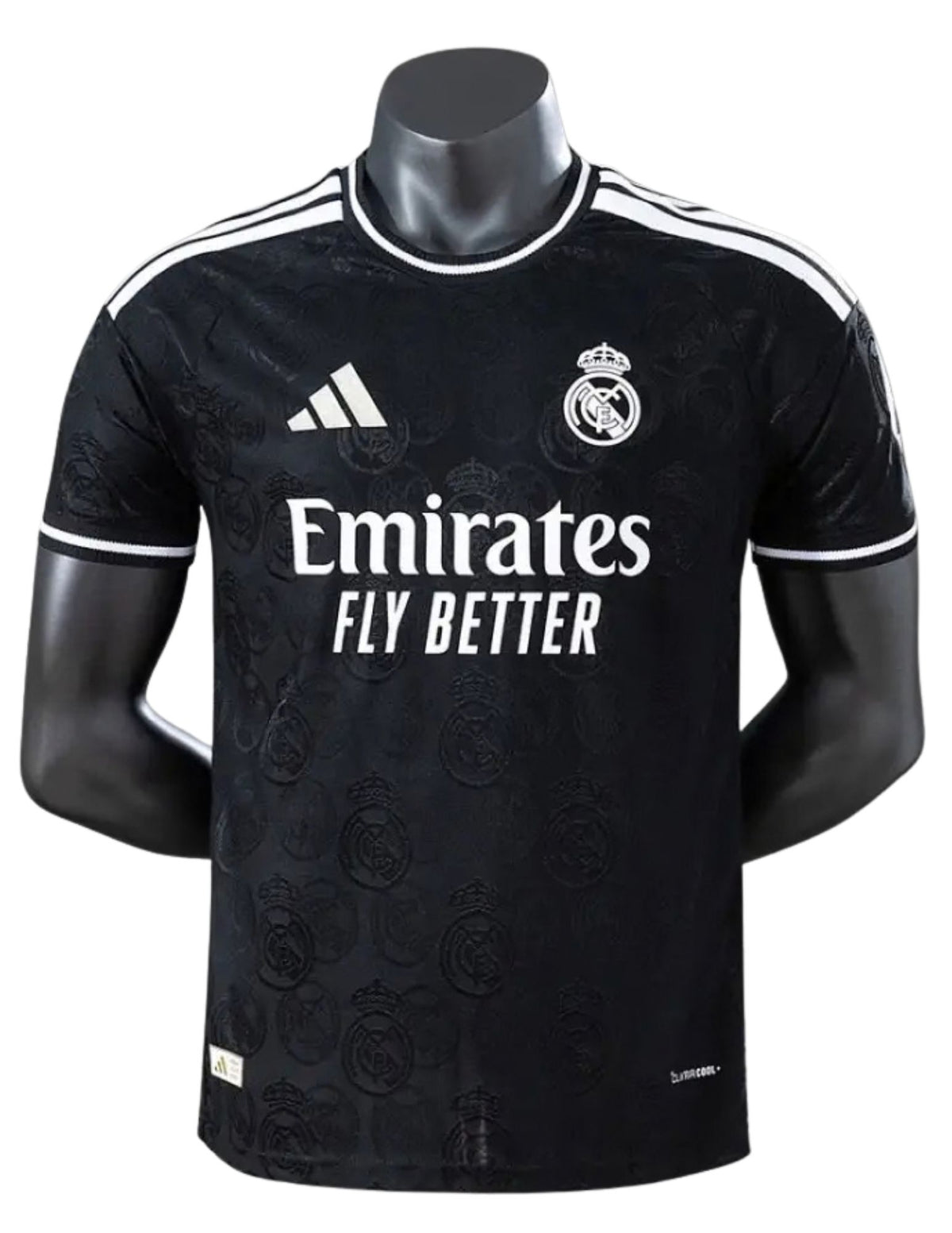 CAMISETA DEL REAL MADRID COLOR NEGRO