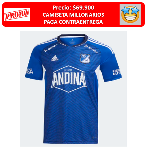 CAMISETA MILLONARIOS