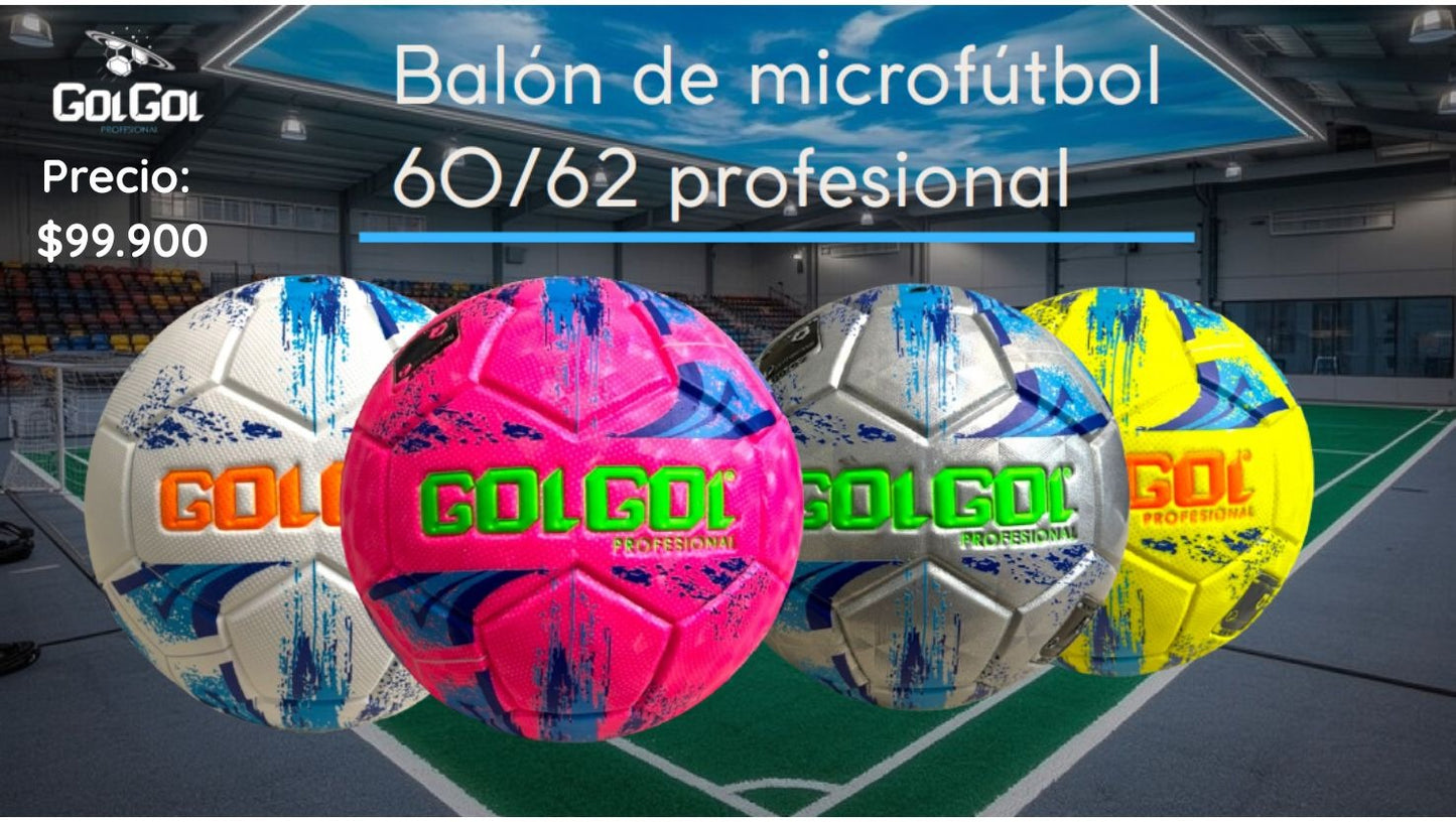 BALON DE MICROFUTBOL PROFESIONAL 60/62 GOLGOL