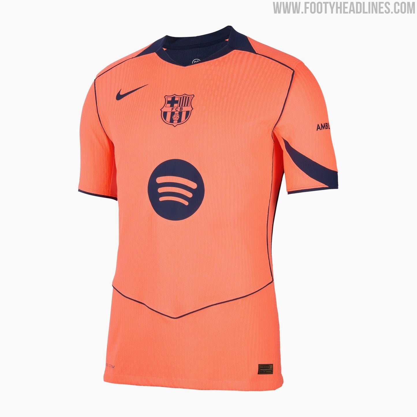 CAMISETA BARCELONA NARANJA 2025-2026