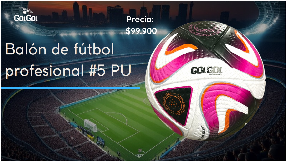 BALON DE FUTBOL PROFESIONAL #5 GOLGOL