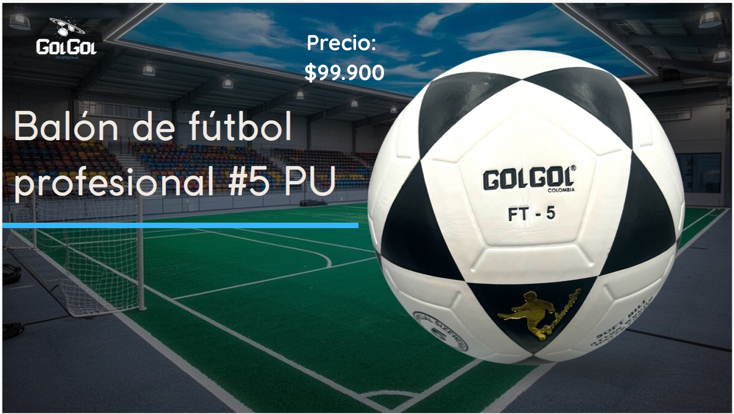 BALON DE FUTBOL PROFESIONAL #5 GOLGOL