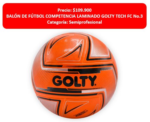 BALON GOLTY TECH #3