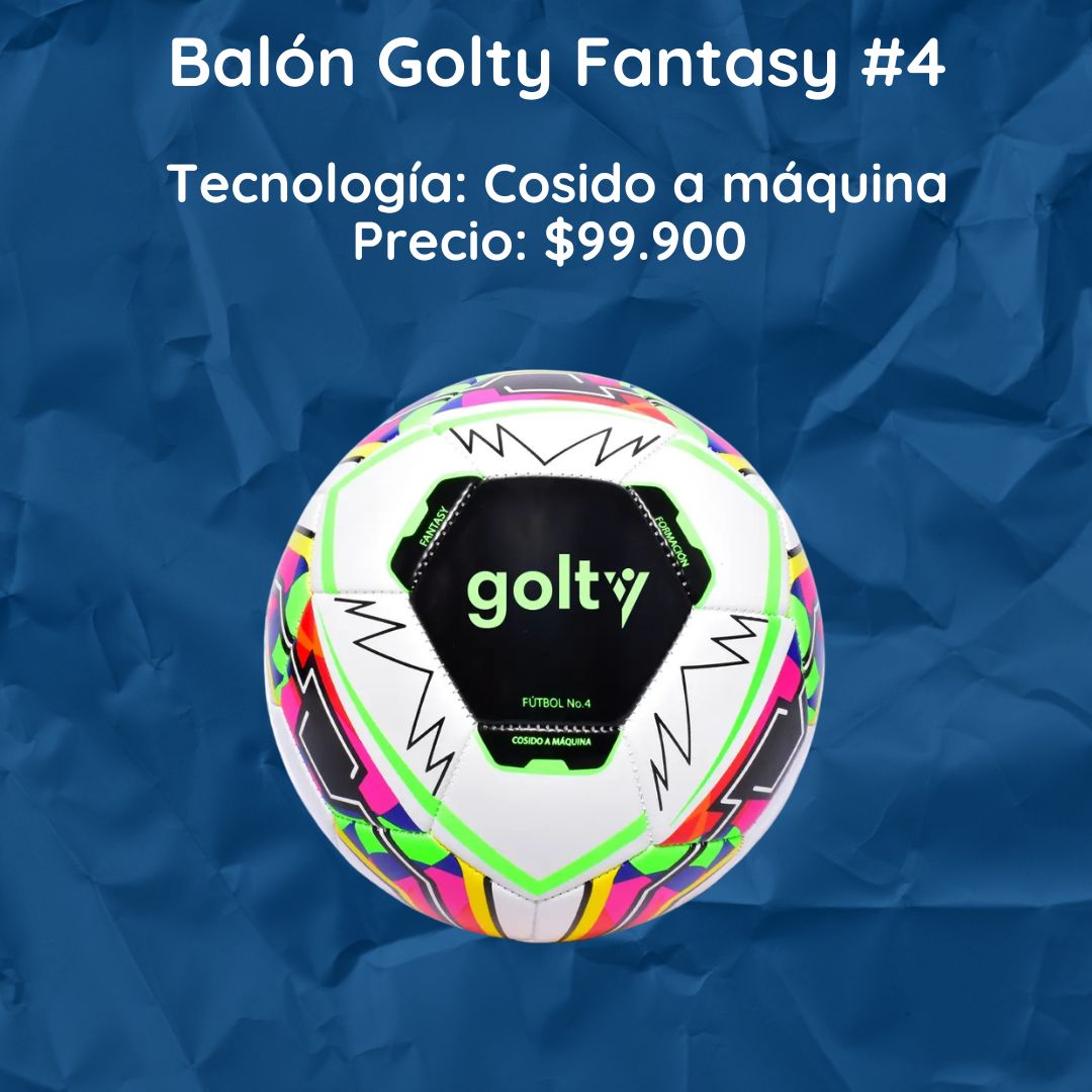 Balón de Fútbol Golty Fantasy No.4