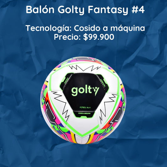 Balón de Fútbol Golty Fantasy No.4