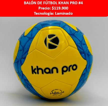 BALON KHAN PRO LAMINADO #4