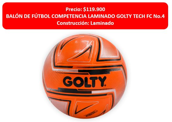 BALON GOLTY TECH #4