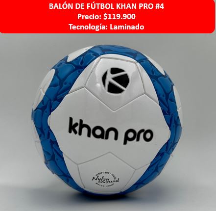BALON KHAN PRO LAMINADO #4