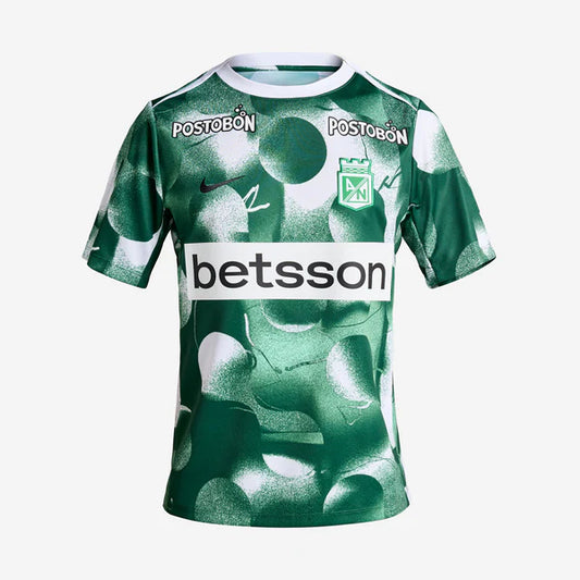 CAMISETA ATLETICO NACIONAL (CALENTAMIENTO)