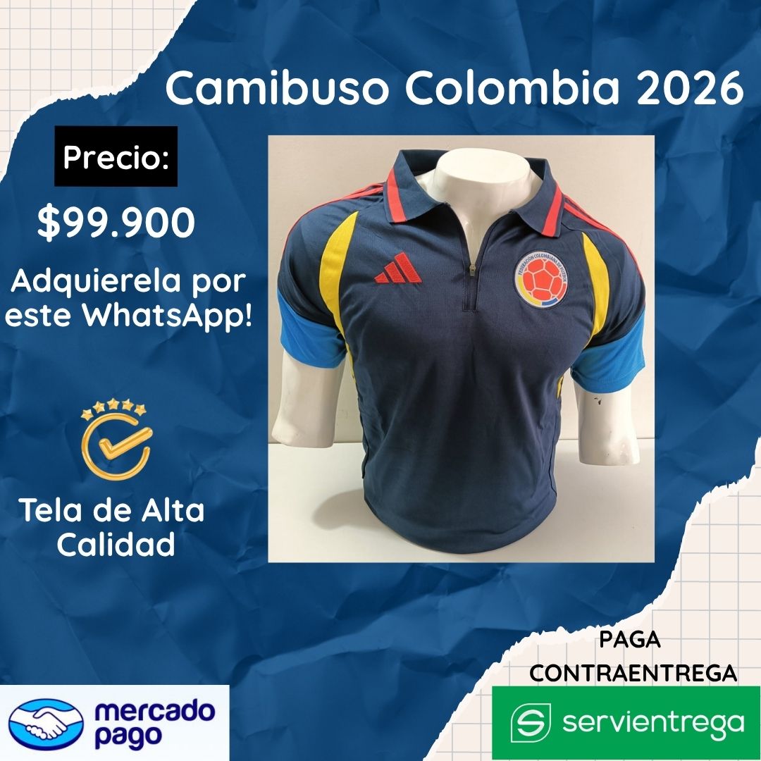 CAMISETA COLOMBIA ENTRENAMIENTO REMARKETING