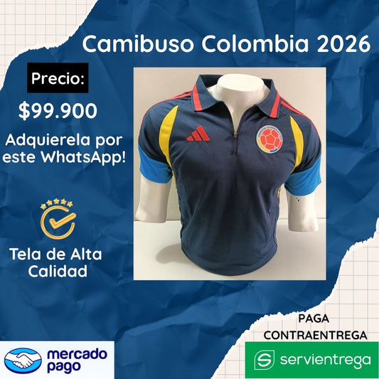 CAMISETA COLOMBIA ENTRENAMIENTO REMARKETING