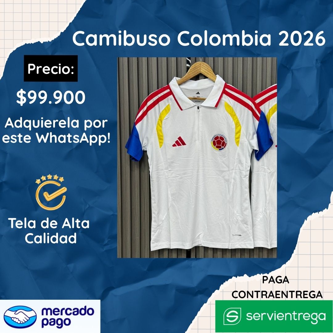 CAMISETA COLOMBIA ENTRENAMIENTO REMARKETING
