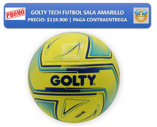 BALON GOLTY TECH FUTBOL SALA