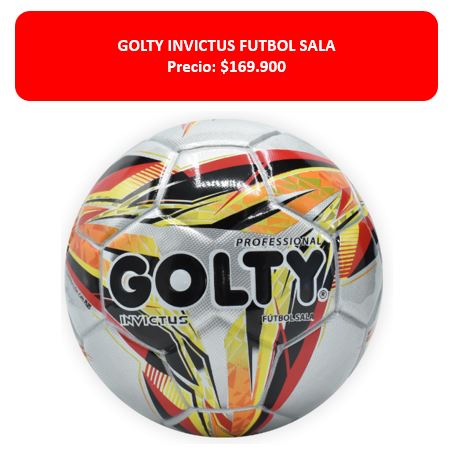 Balon Golty INVICTUS Futbol Sala