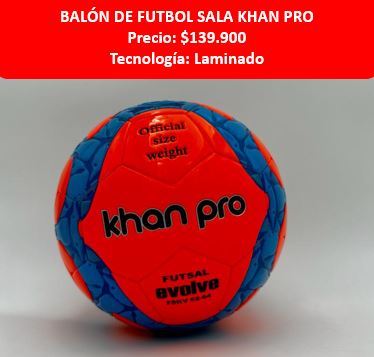 BALON KHAN PRO FUTBOL SALA