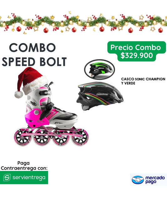COMBO PATINAJE CANARIAM SPEED BOLT