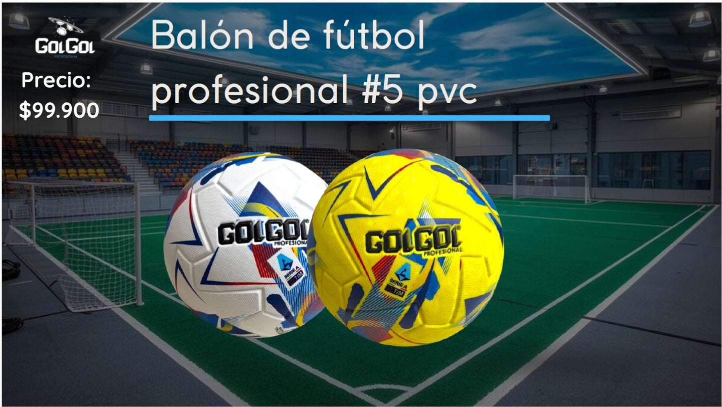 BALON DE FUTBOL PROFESIONAL PVC GOLGOL #5