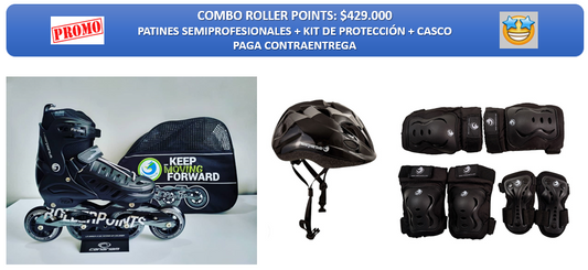 COMBO PATINES ROLLER POINTS