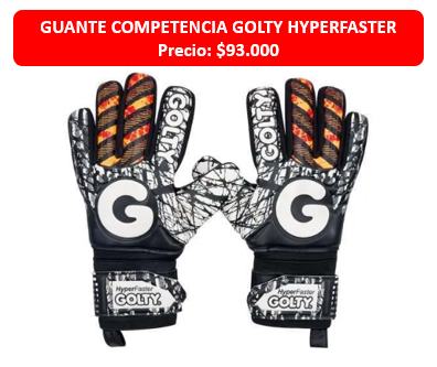 GUANTE COMPETENCIA GOLTY HYPERFASTER NEGRO / NARANJA