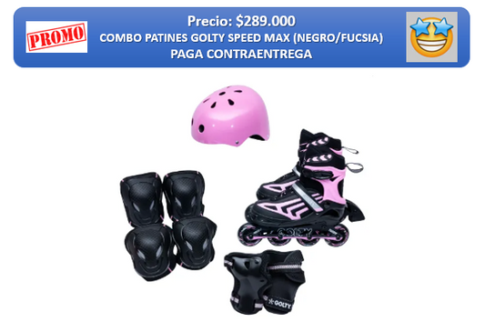 COMBO PATINES SPEED MAX
