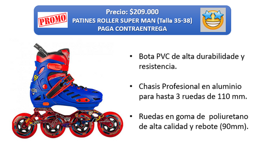 PATINES MAGIC PRO SUPERMAN