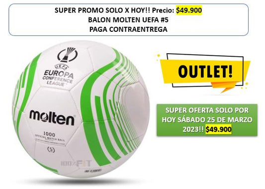 BALON MOLTEN UEFA #5 VERDE