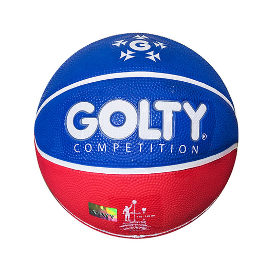 BALON BALONCESTO COMPETITION GOLTY COLORS CAUCHO ROJO