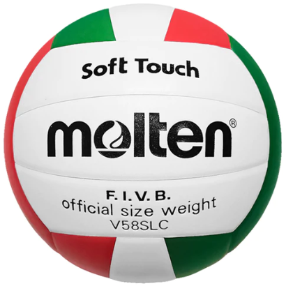 BALON VOLEIBOL LAMINADO CUERO P.U V58SLC